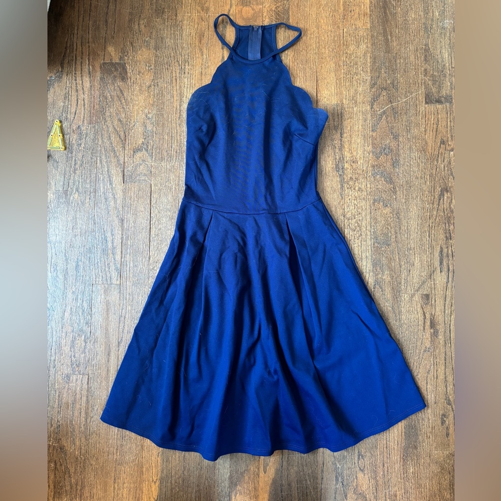 Navy knee length Dress